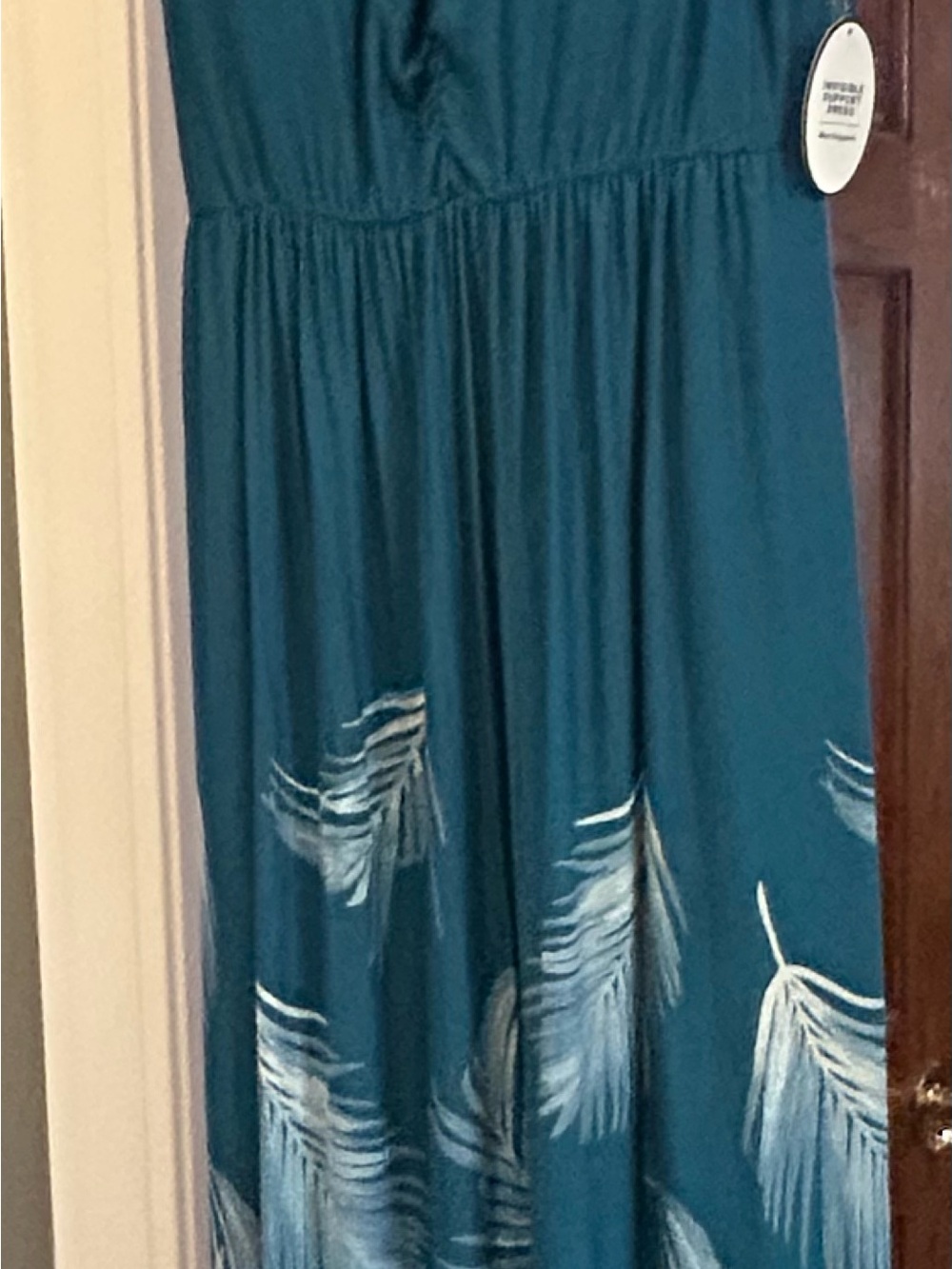Soma Tropic Palm Ocean Depth-Print Maxi Dress - Picture 4 of 4